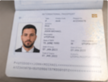 Acceptable Saudi Arabia eVisa passport bio page sample showing a clear and valid passport copy